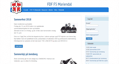 Desktop Screenshot of fdfonline.dk